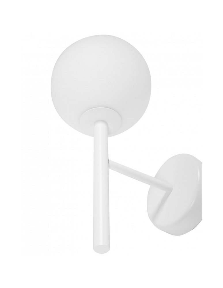 Bathroom wall lamps - UMMO KOP A white wall lamp / wall sconce with increased IP44 waterproofing KPA110S0 - product kolory-swiatla.pl 4