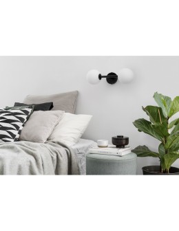UMMO KOP B black wall lamp / wall sconce with increased IP44 waterproofing KPB220S0 - product 2