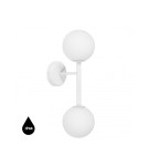 Bathroom wall lamps - UMMO KOP B white wall lamp / wall sconce with increased IP44 waterproofing KPB210S0 - product 1
