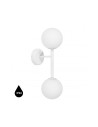 UMMO KOP B white wall lamp / wall sconce with increased IP44 waterproofing KPB210S0