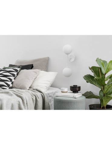 UMMO KOP B white wall lamp / wall sconce with increased IP44 waterproofing KPB210S0 - product 2