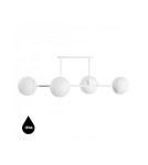 Bathroom ceiling lamps - UMMO KOP D white ceiling lamp / plafond with increased IP44 waterproofing KPD410S3 - product 1