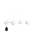 Pendant lamps - UMMO KOP E white ceiling pendant lamp with increased IP44 waterproofing KPE411PS0 - product 1