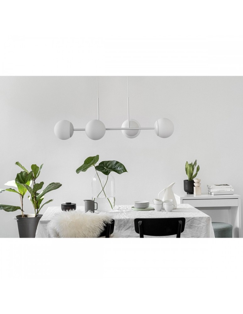 Pendant lamps - UMMO KOP E white ceiling pendant lamp with increased IP44 waterproofing KPE411PS0 - product kolory-swiatla.pl 2