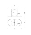 Bathroom ceiling lamps - UMMO KUGLO A ceiling / plafond lamp with increased IP44 waterproofing KUA120S0. - product 5