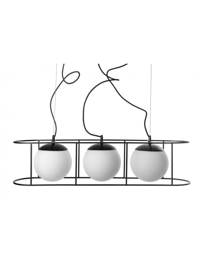 Pendant lamps - UMMO KUGLO D ceiling pendant lamp with increased IP44 waterproofing KUD322BS0 - product kolory-swiatla.pl 3