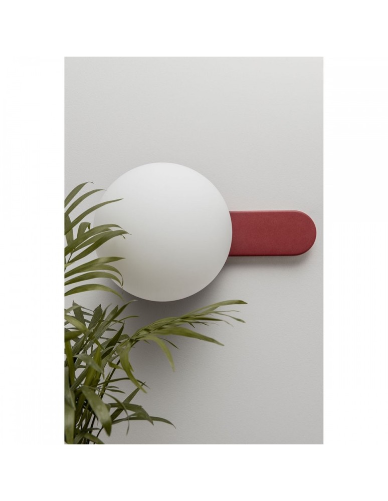 Wall lamps - UMMO KUUL D burgundy wall lamp / wall sconce KLD14000. - product kolory-swiatla.pl 3