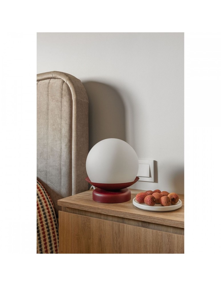 Table lamps - UMMO KUUL ST burgundy table lamp KLS141P1. - product kolory-swiatla.pl 2