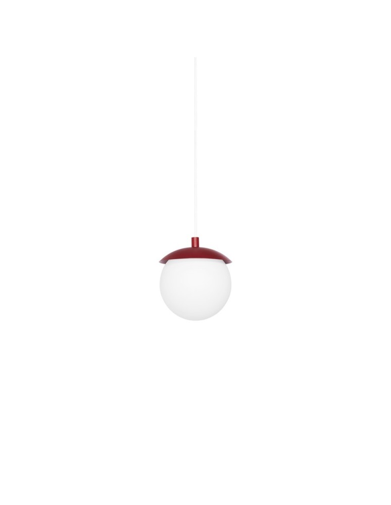Pendant lamps - UMMO KUUL F burgundy ceiling pendant lamp KLF141P0. - product kolory-swiatla.pl 1