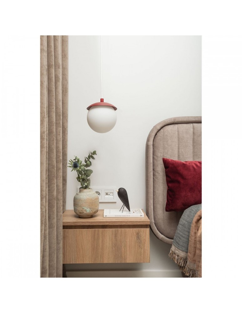 Pendant lamps - UMMO KUUL F burgundy ceiling pendant lamp KLF141P0. - product kolory-swiatla.pl 3
