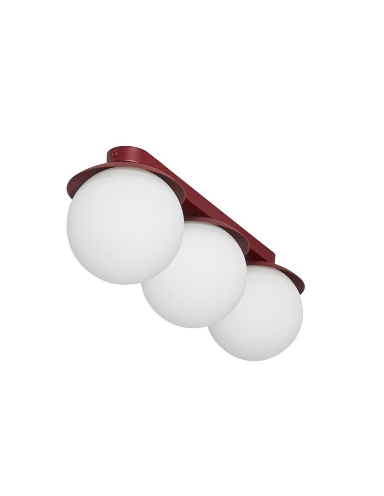 Ceiling lamps - UMMO KUUL B burgundy ceiling lamp / plafond KLB34000. - product kolory-swiatla.pl 1