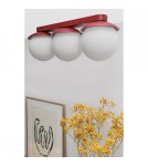 Bathroom ceiling lamps - UMMO KUUL B burgundy ceiling / plafond lamp with increased IP44 KLB340S0 waterproofing. - product 2