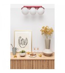 Bathroom ceiling lamps - UMMO KUUL B burgundy ceiling / plafond lamp with increased IP44 KLB340S0 waterproofing. - product 3