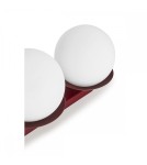 Bathroom ceiling lamps - UMMO KUUL B burgundy ceiling / plafond lamp with increased IP44 KLB340S0 waterproofing. - product 4