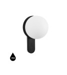 Bathroom wall lamps - UMMO KUUL D black wall lamp / wall sconce with increased IP44 waterproofing KLD120S0 - product 1