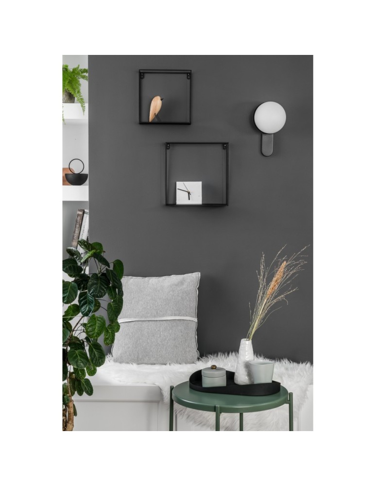 Bathroom wall lamps - UMMO KUUL D black wall lamp / wall sconce with increased IP44 waterproofing KLD120S0 - product kolory-swiatla.pl 2