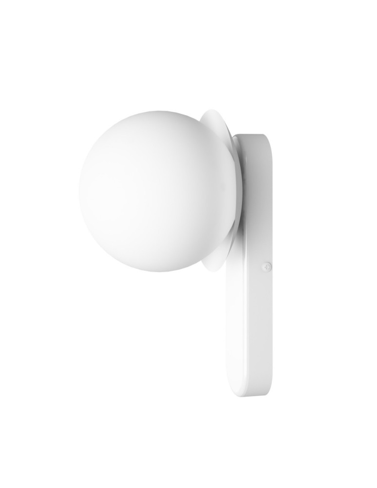 Bathroom wall lamps - UMMO KUUL D white wall lamp / wall sconce with increased IP44 waterproofing KLD110S0 - product kolory-swiatla.pl 4