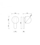 Bathroom wall lamps - UMMO KUUL D white wall lamp / wall sconce with increased IP44 waterproofing KLD110S0 - product 5