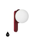 Bathroom wall lamps - UMMO KUUL D burgundy wall lamp / wall sconce with increased IP44 waterproofing KLD140S0 - product 1