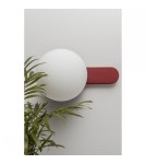 Bathroom wall lamps - UMMO KUUL D burgundy wall lamp / wall sconce with increased IP44 waterproofing KLD140S0 - product 3