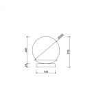 Table lamps - UMMO KUUL ST white table lamp KLS111P1 - product 3