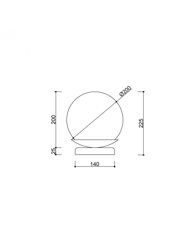 Table lamps - UMMO KUUL ST white table lamp KLS111P1 - product kolory-swiatla.pl 3