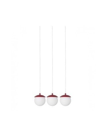 UMMO KUUL A burgundy ceiling pendant lamp KLA341P0