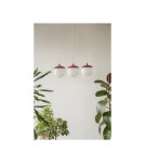 Pendant lamps - UMMO KUUL A burgundy ceiling pendant lamp KLA341P0 - product 2