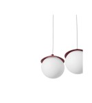 Pendant lamps - UMMO KUUL A burgundy ceiling pendant lamp KLA341P0 - product 3