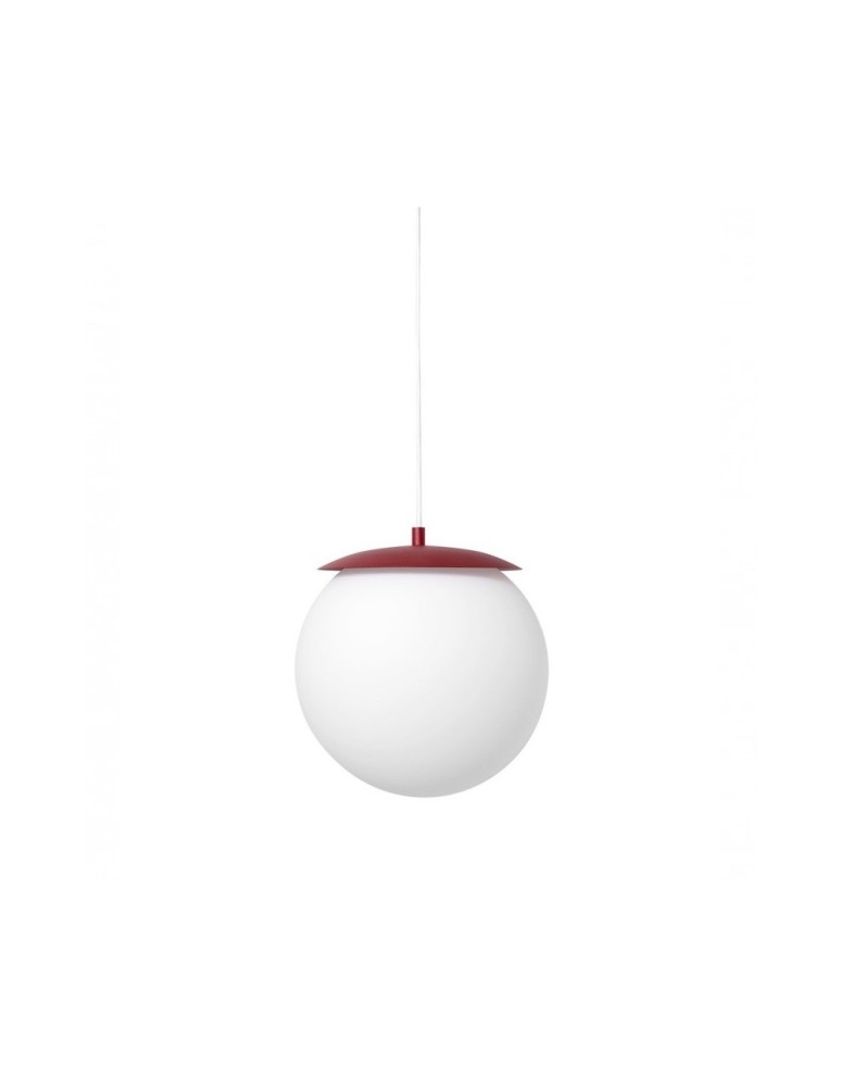 Pendant lamps - UMMO KUUL E burgundy ceiling pendant lamp KLE141P0 - product kolory-swiatla.pl 1