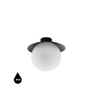 Bathroom ceiling lamps - UMMO KUUL C black ceiling / plafond lamp with increased IP44 waterproofing KLC120S0 - product 1