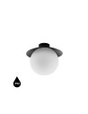 UMMO KUUL C black ceiling / plafond lamp with increased IP44 waterproofing KLC120S0