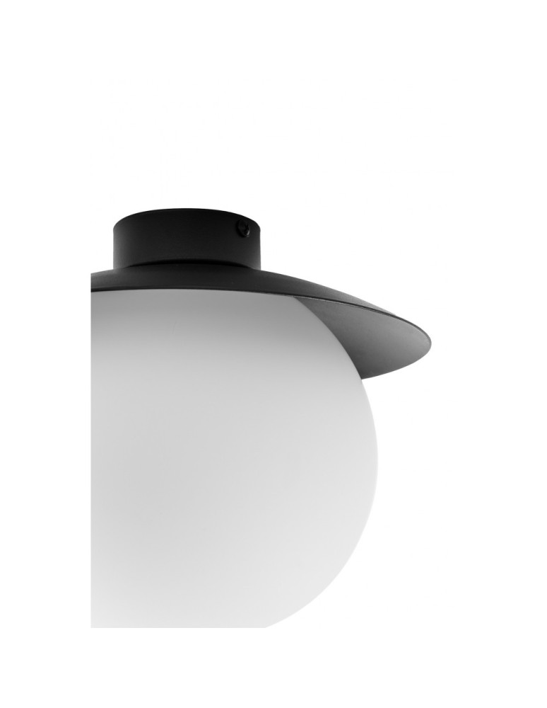 Bathroom ceiling lamps - UMMO KUUL C black ceiling / plafond lamp with increased IP44 waterproofing KLC120S0 - product kolory-swiatla.pl 4