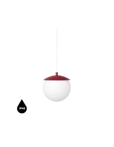 UMMO KUUL G burgundy ceiling pendant lamp with IP44 waterproofing KLG141PS0.