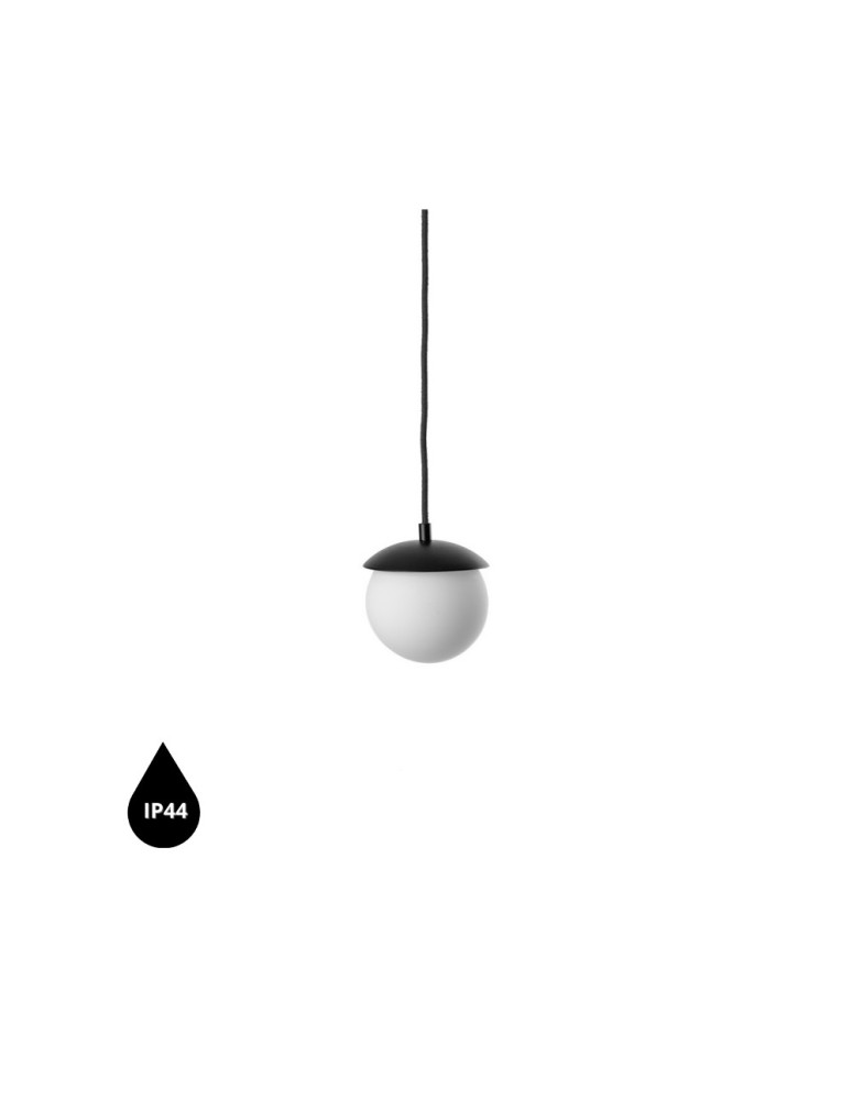 Pendant lamps - UMMO KUUL F black ceiling pendant lamp with IP44 waterproofing KLF122PS0. - product kolory-swiatla.pl 1