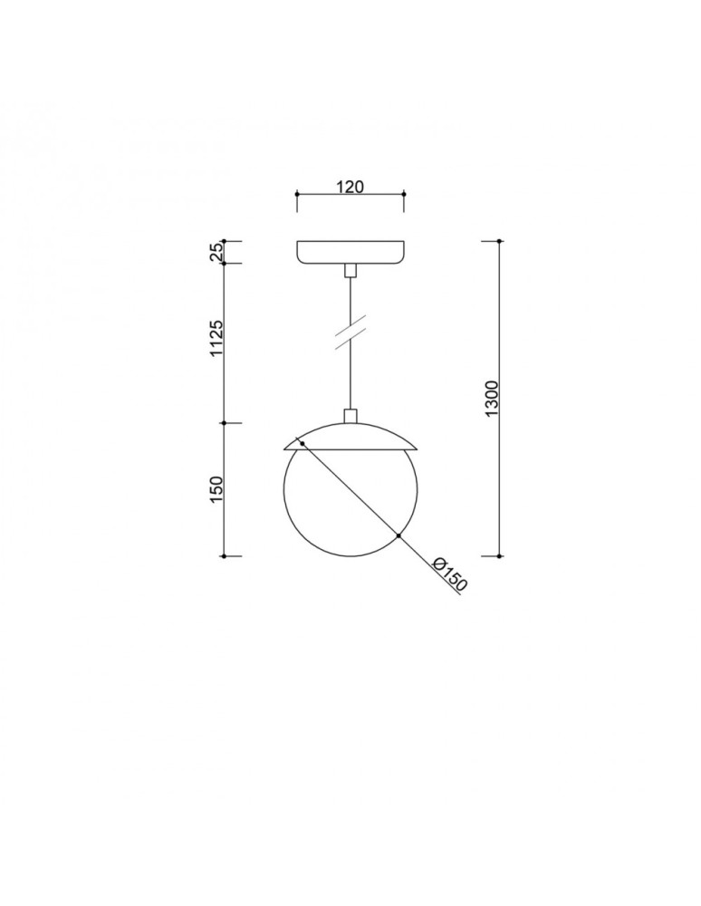Pendant lamps - UMMO KUUL F white ceiling pendant lamp with increased IP44 waterproofing KLF111PS0 - product kolory-swiatla.pl 4