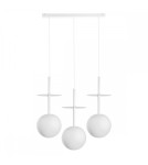 Pendant lamps - UMMO PLAAT A 3L white triple ceiling lamp PLL311P0. - product 1