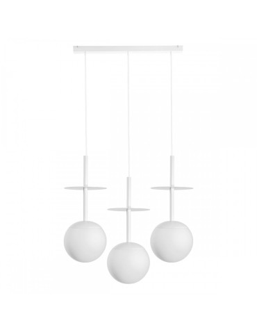 UMMO PLAAT A 3L white triple ceiling lamp PLL311P0.