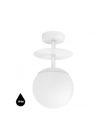 UMMO PLAAT B white ceiling lamp / plafond with increased IP44 waterproofing PLB110S3