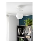 Bathroom ceiling lamps - UMMO PLAAT B white ceiling lamp / plafond with increased IP44 waterproofing PLB110S3 - product 2