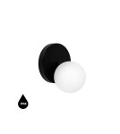Bathroom wall lamps - UMMO REFA A black wall lamp / wall sconce with increased IP44 waterproofing RFA120S0 - product 1