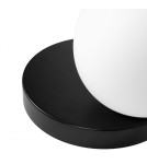 Bathroom wall lamps - UMMO REFA A black wall lamp / wall sconce with increased IP44 waterproofing RFA120S0 - product 3