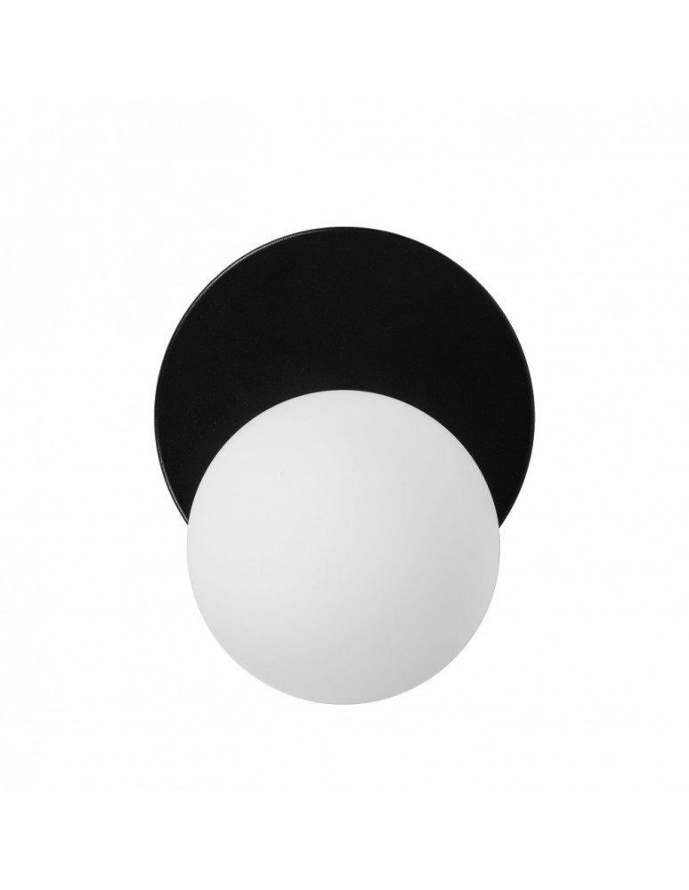 Bathroom wall lamps - UMMO REFA A black wall lamp / wall sconce with increased IP44 waterproofing RFA120S0 - product kolory-swiatla.pl 4