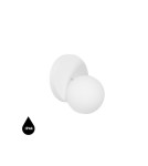 Bathroom wall lamps - UMMO REFA A white wall lamp / wall sconce with increased IP44 waterproofing RFA110S0 - product 1