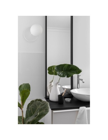 UMMO REFA A white wall lamp / wall sconce with increased IP44 waterproofing RFA110S0 - product 2
