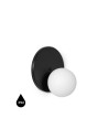 UMMO REFA B black wall lamp / wall sconce with increased IP44 waterproofing RFB120S0