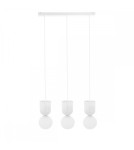 Pendant lamps - UMMO LUOTI 3L white triple ceiling lamp LUL311P0. - product 1