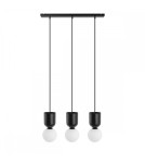 Pendant lamps - UMMO LUOTI 3L black triple pendant lamp LUL322P0 - product 1