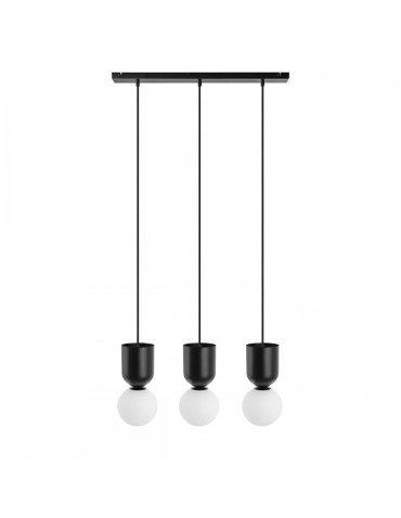 UMMO LUOTI 3L black triple pendant lamp LUL322P0