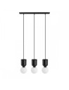 UMMO LUOTI 3L black triple pendant lamp LUL322P0